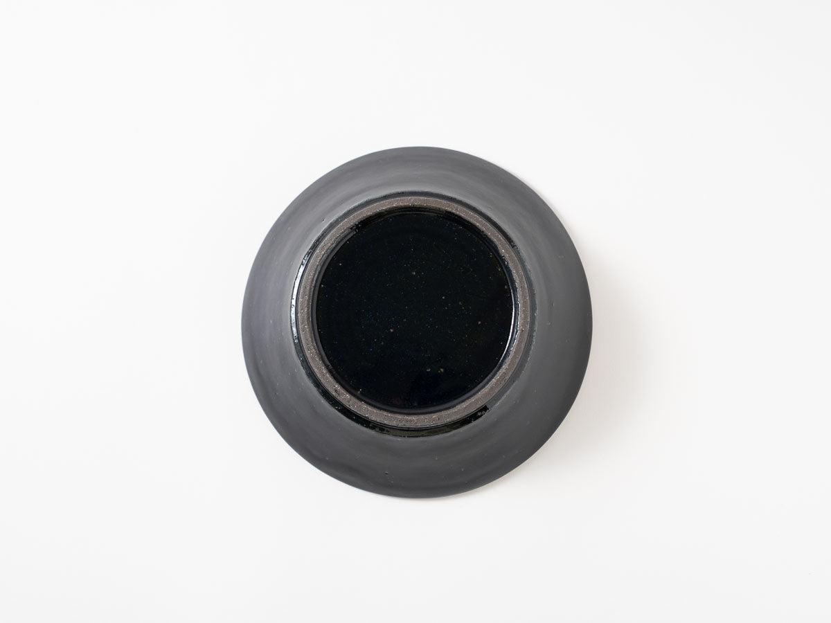 ルリ釉鎬平鉢(中)【加藤仁志】