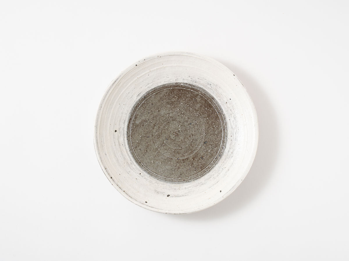 刷毛目皿20cm【加藤仁志】