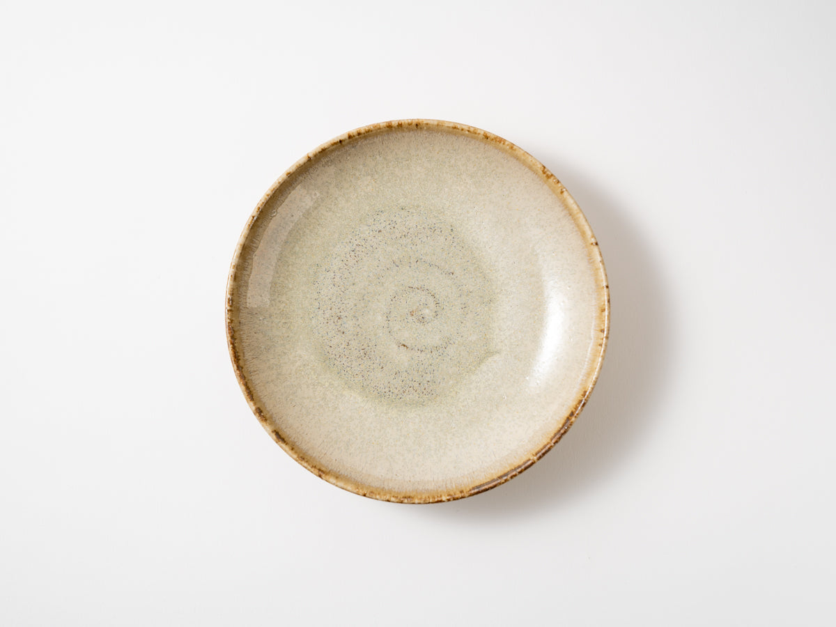 ワラ灰結晶釉6寸鉢【髙橋祐也】