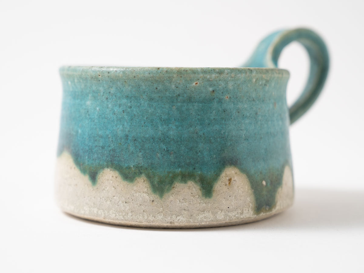 上手スープカップ 青【藤原純ex25】