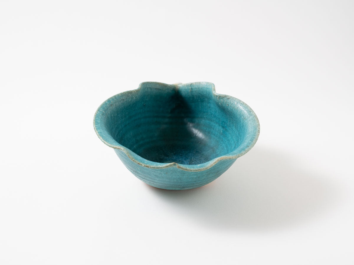 洋ナシ鉢 L 青【藤原純ex25】