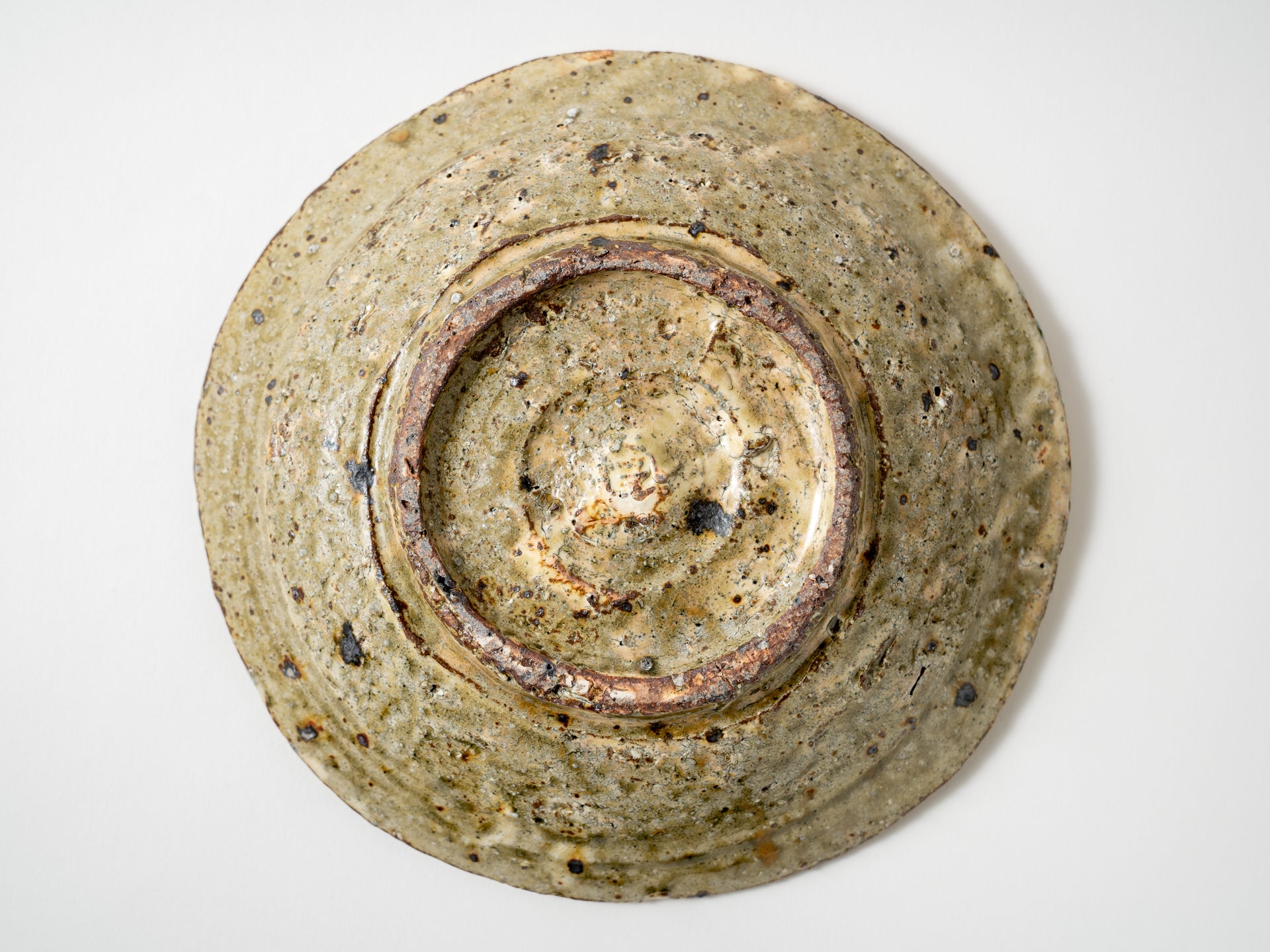 黄瀬戸大皿【小辻真一】