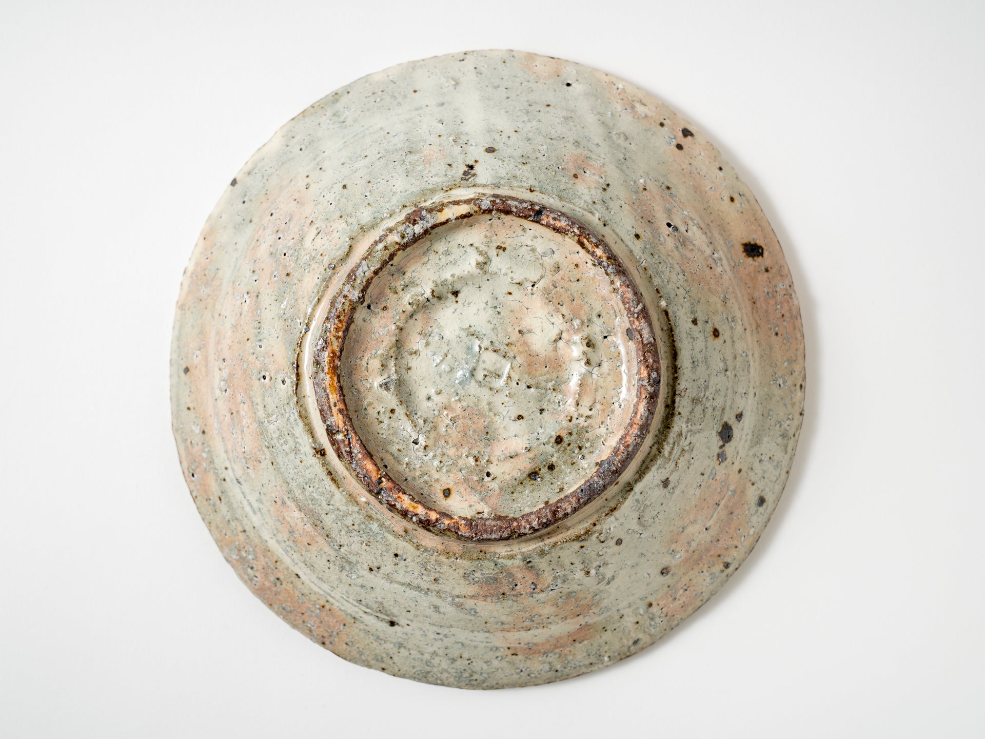 灰釉化粧大皿【小辻真一】