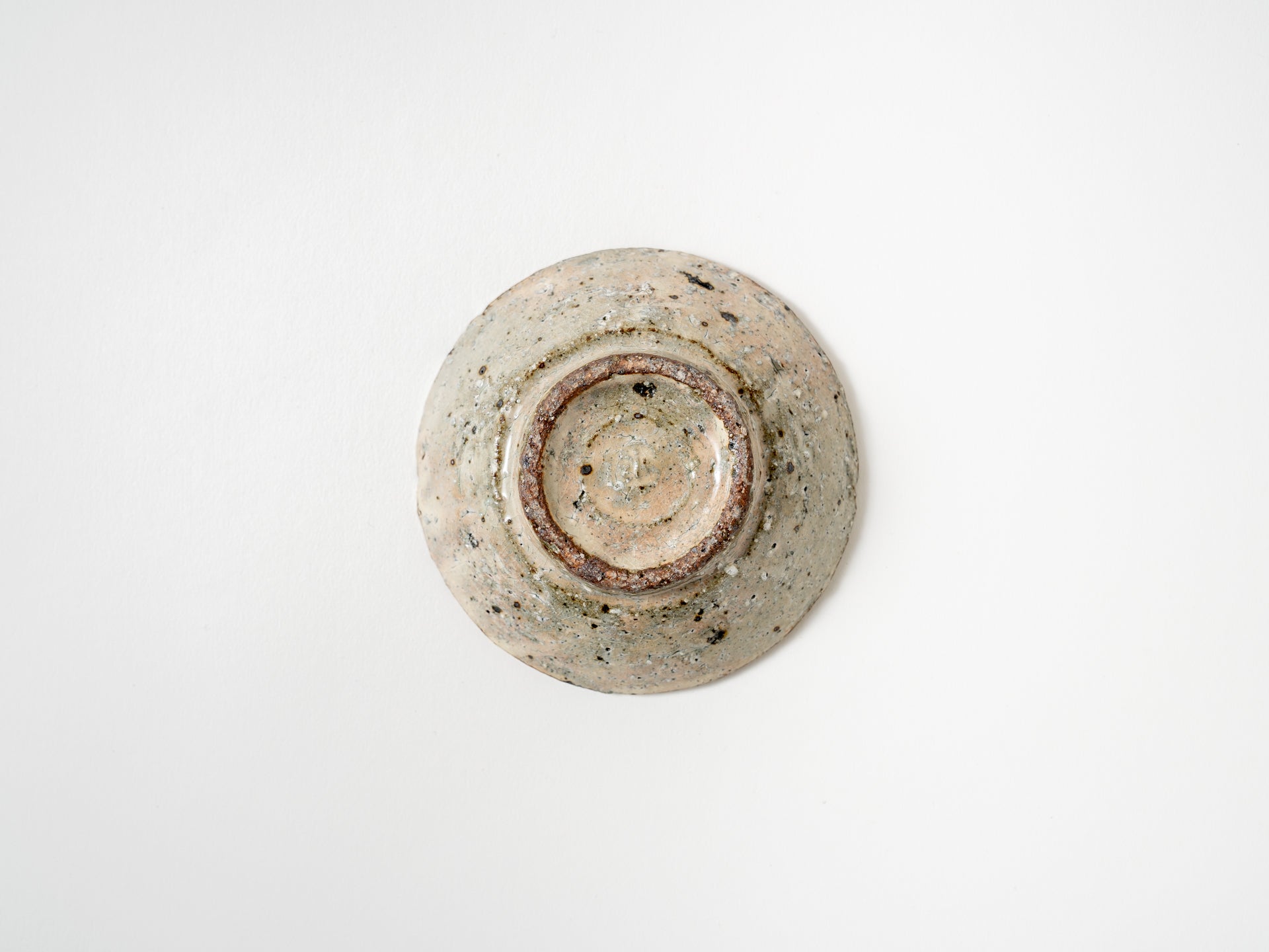 灰釉化粧豆皿【小辻真一】