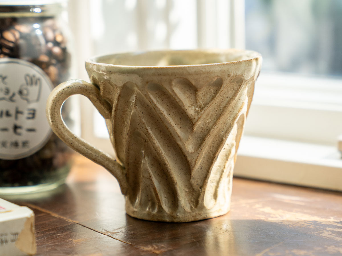 【コーヒーと、静かな時間。】粉引マグとコーヒー豆のセット