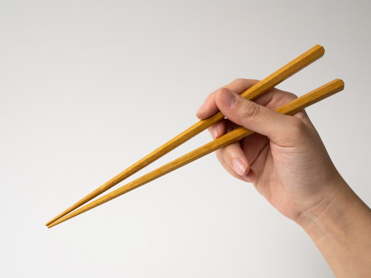 ナチュラルウッド六角 イエローハート22.5【箸蔵まつかん】