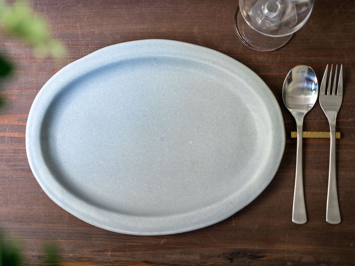 【ふたりの時間を豊かに】オーバルプレートペアセット