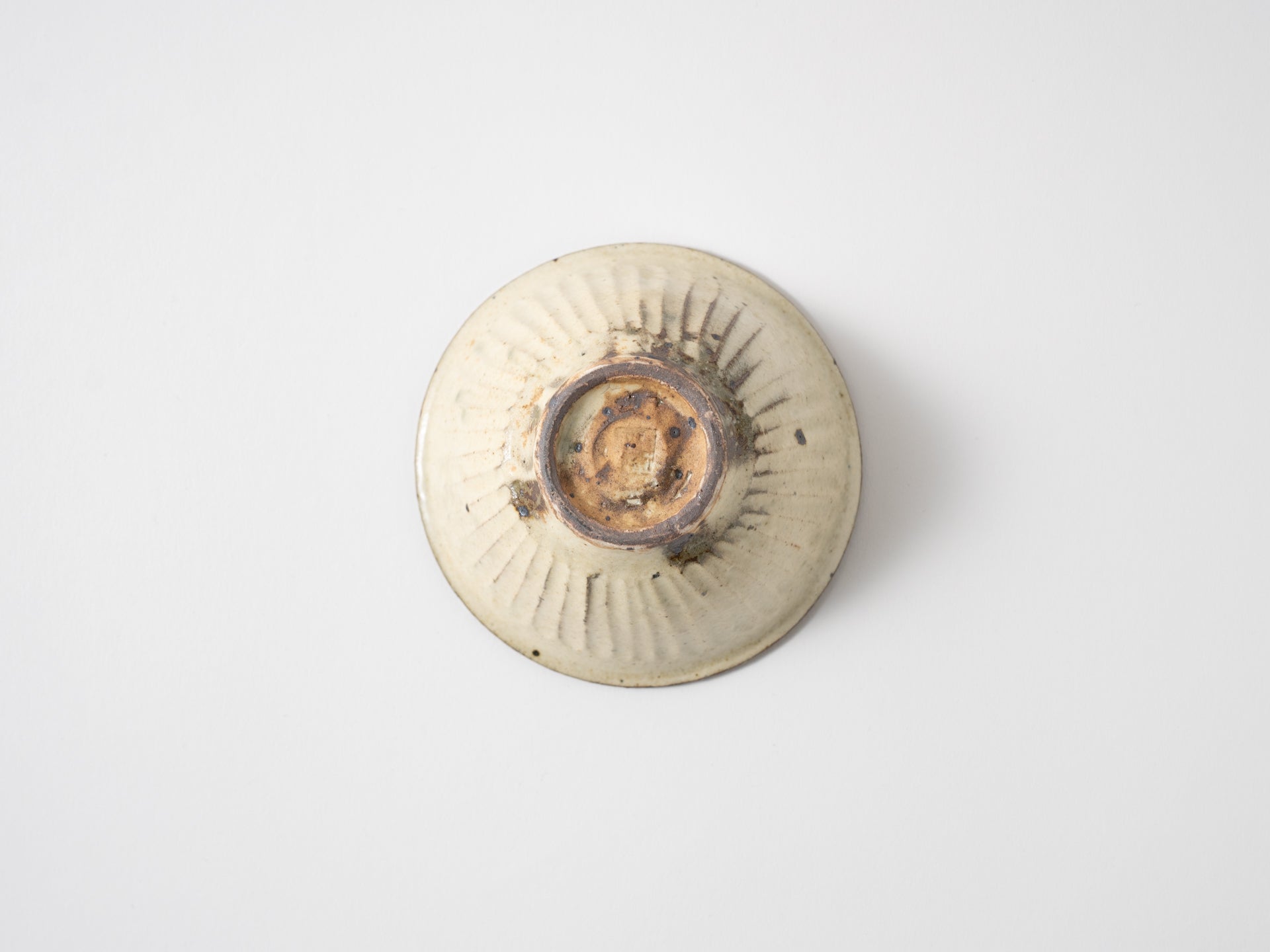 きなり しのぎめしわん 小【古谷製陶所】