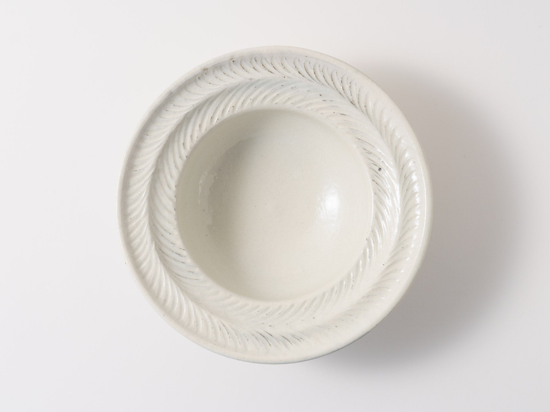 鉄散 リーフリムボウル 大【古谷製陶所】