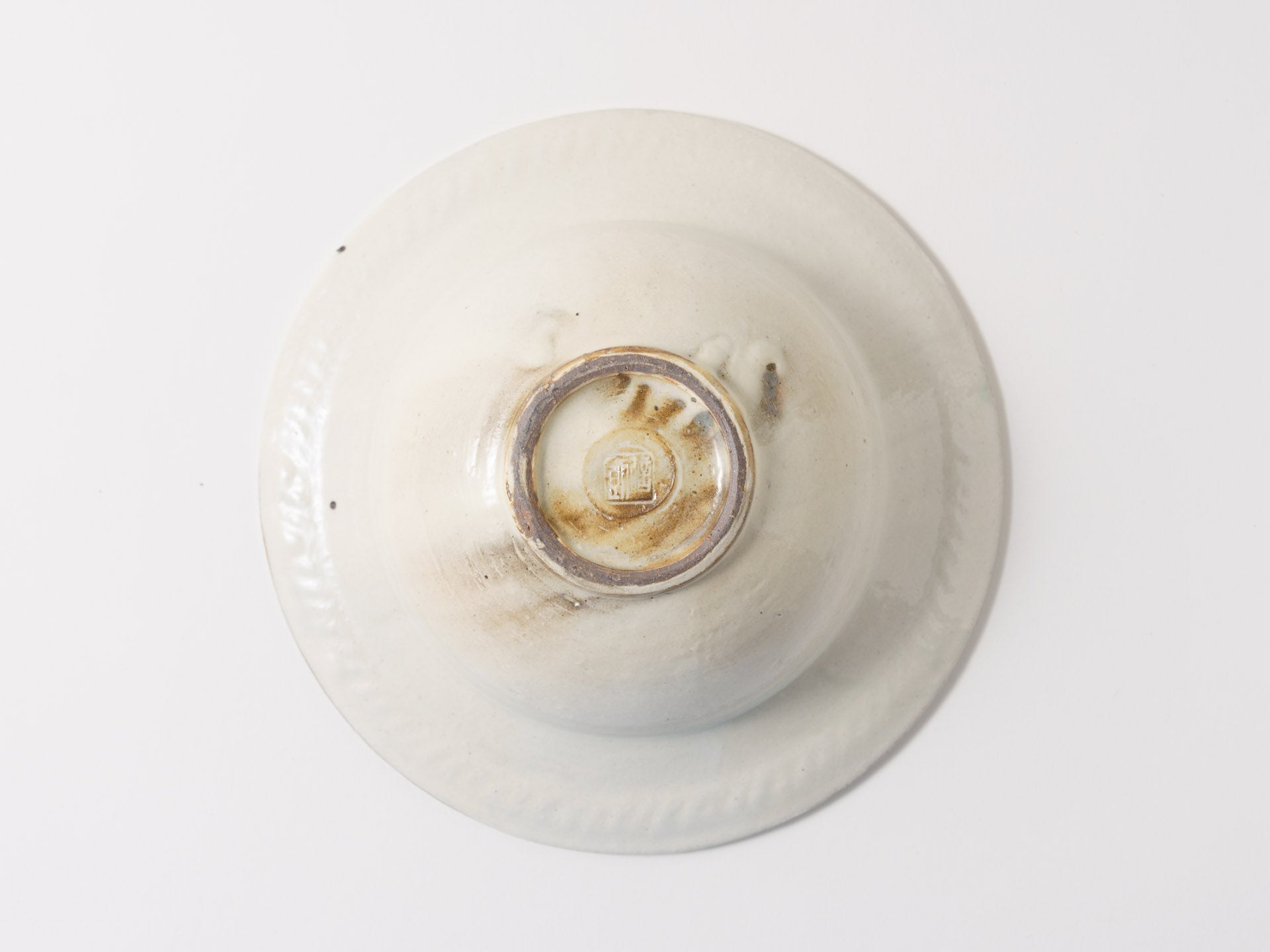 鉄散 リーフリムボウル 大【古谷製陶所】