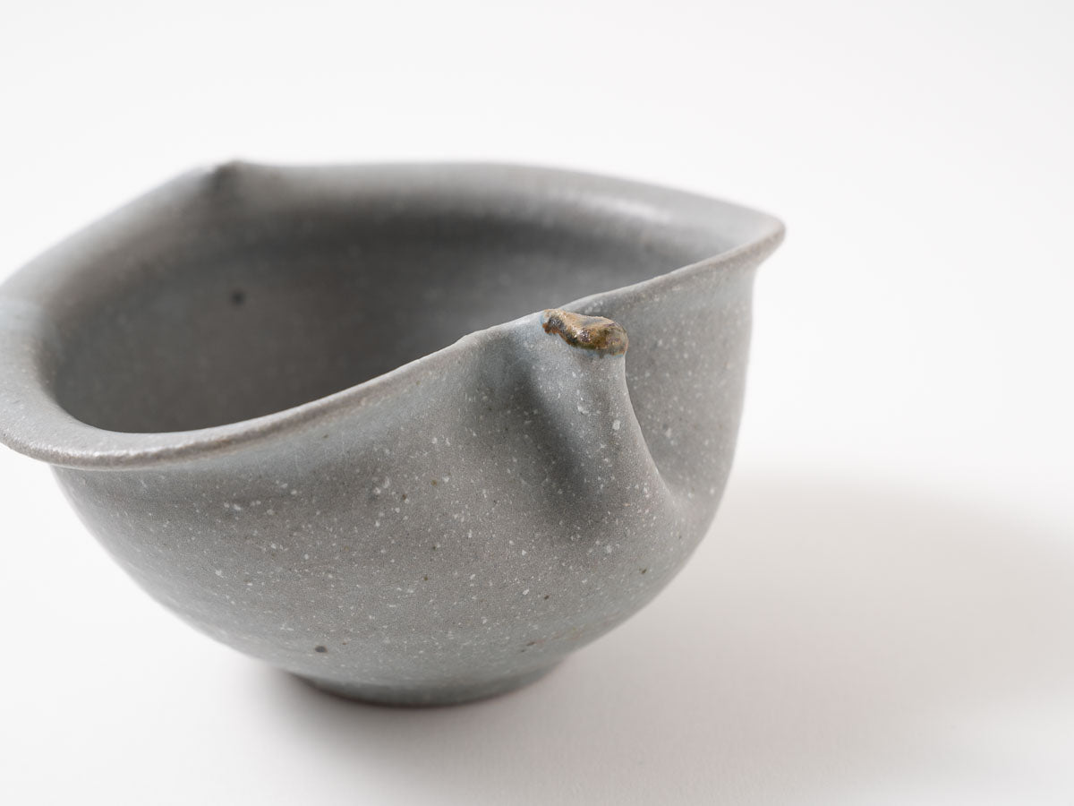 グレー釉 りんご鉢 小【古谷製陶所ex26】