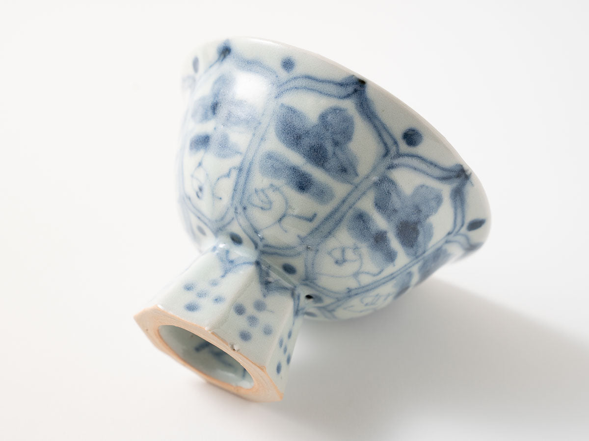 高台小鉢 八方花紋【横田翔太郎】