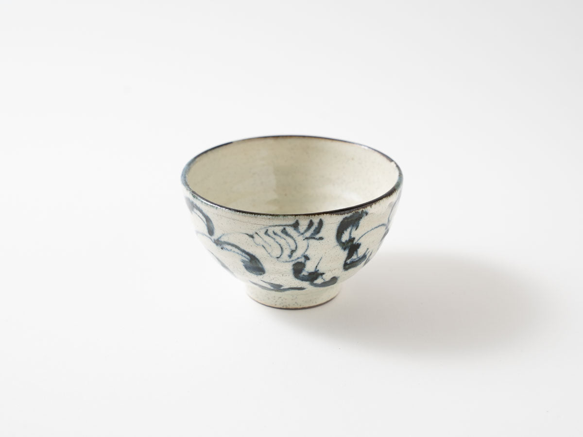 安南 水草紋飯碗小【横田勝郎】