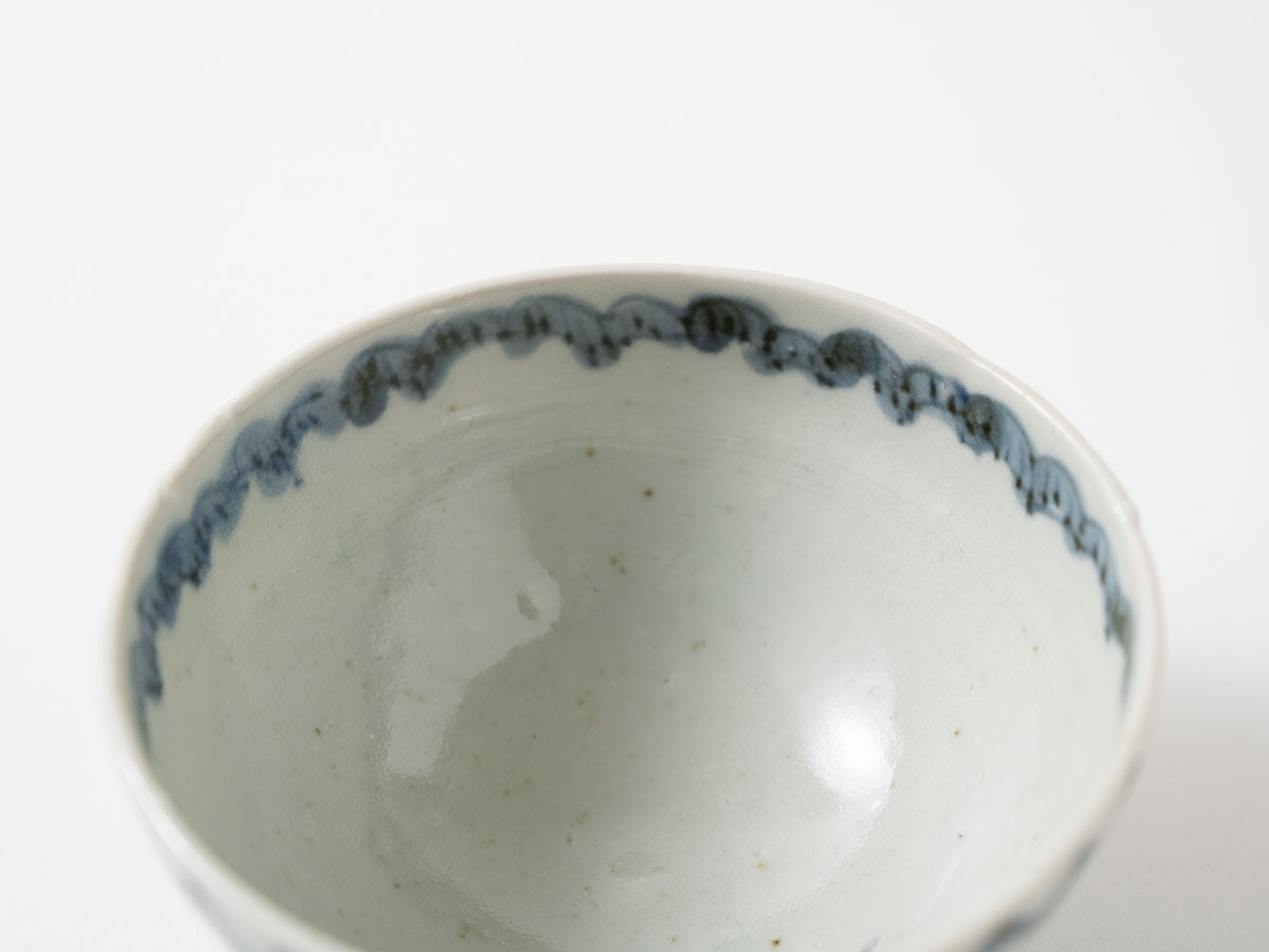 飯碗 牡丹唐草泉山釉【横田翔太郎】