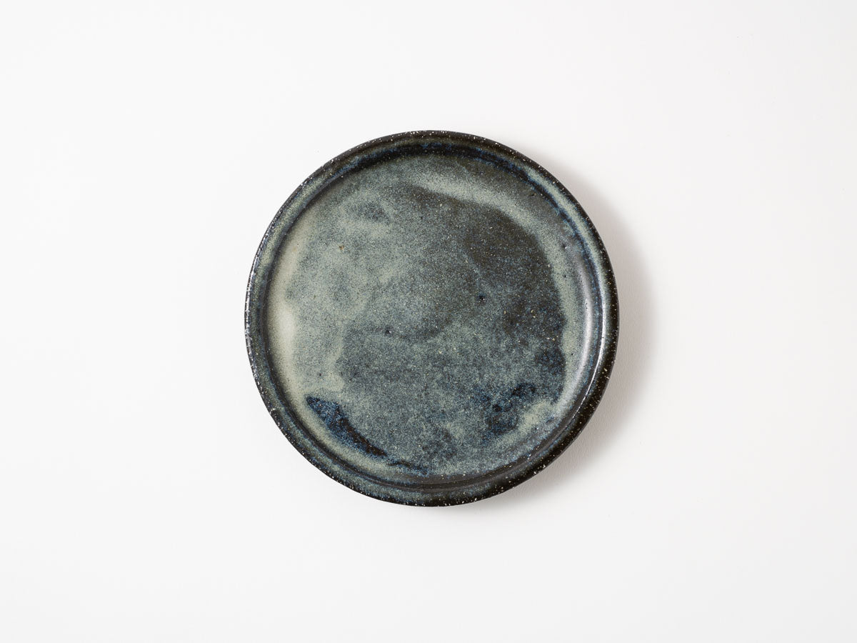 藁灰五寸皿【平井悠一】