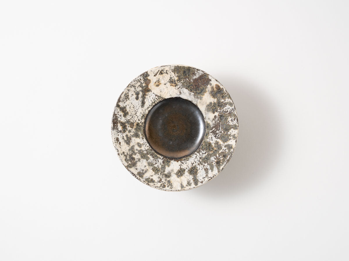 泥彩コンポート皿 小【平井悠一】