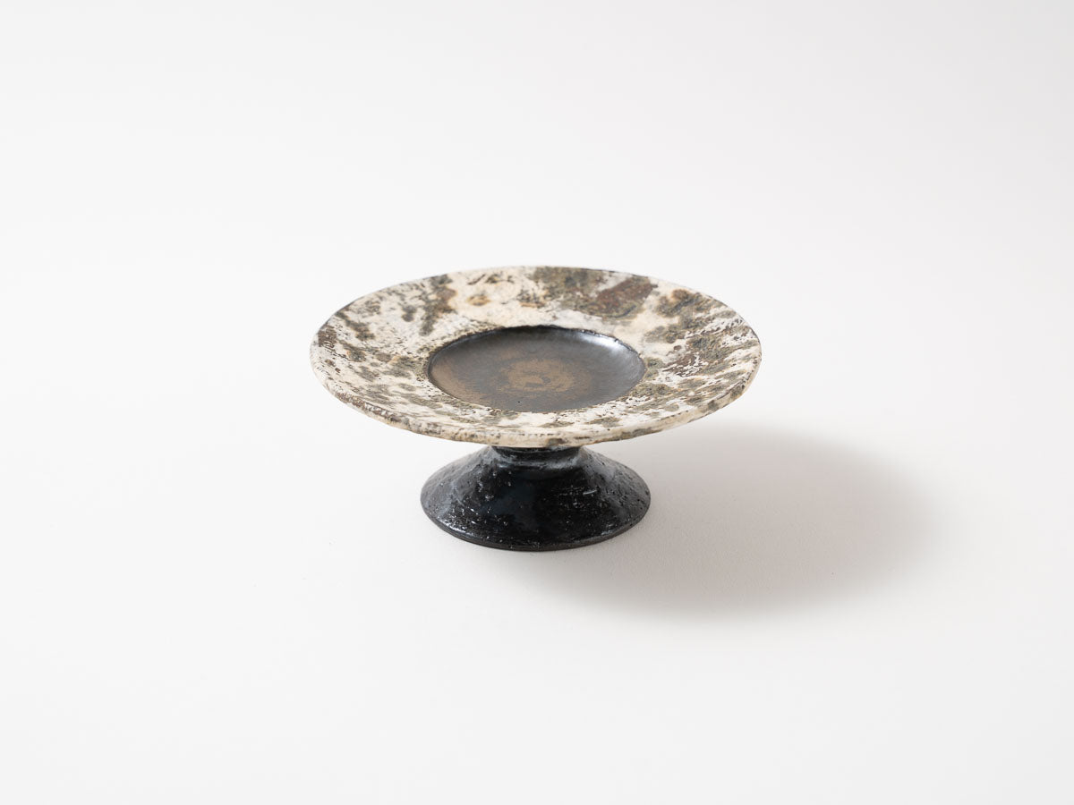 泥彩コンポート皿 小【平井悠一】