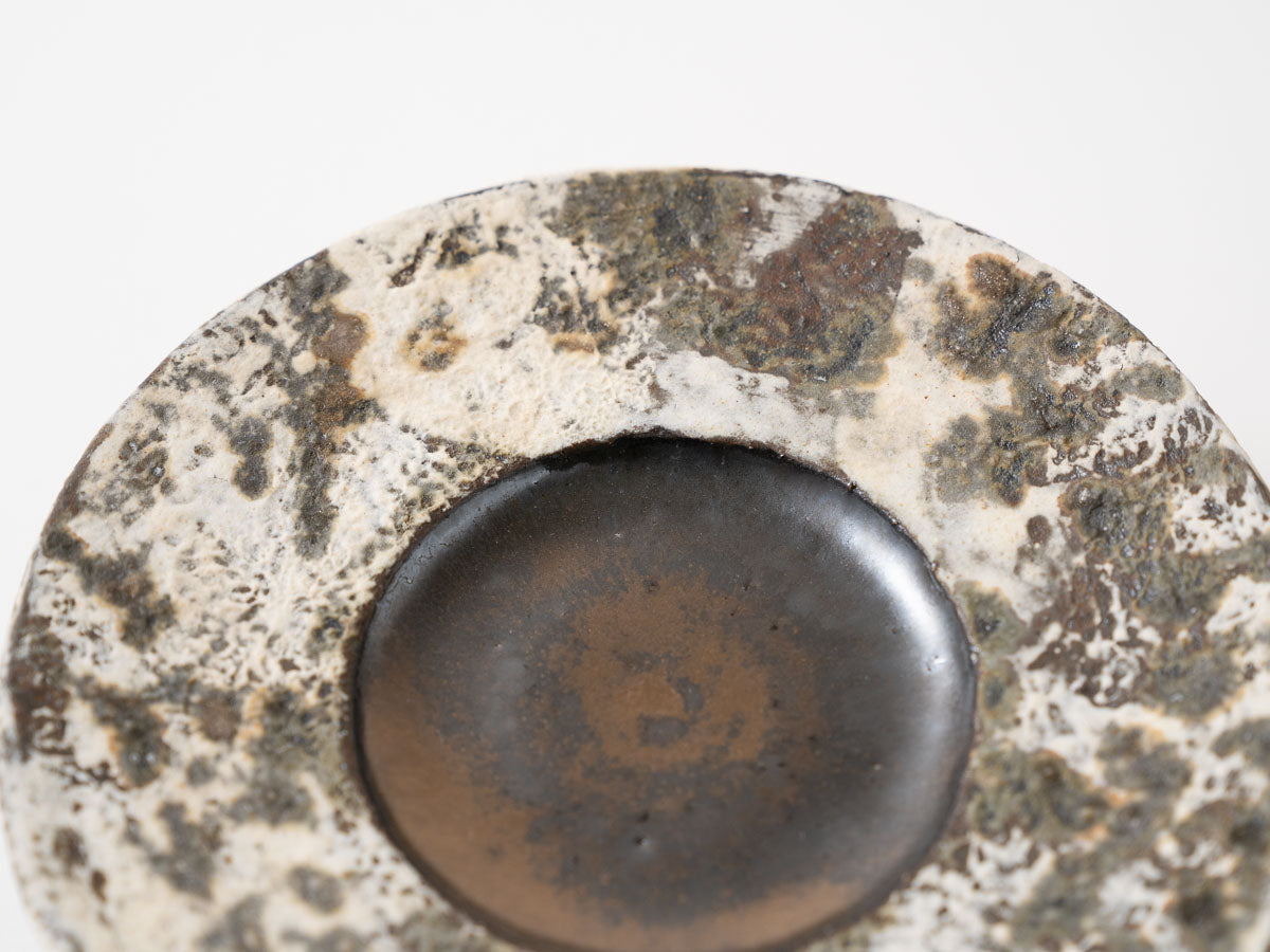 泥彩コンポート皿 小【平井悠一】