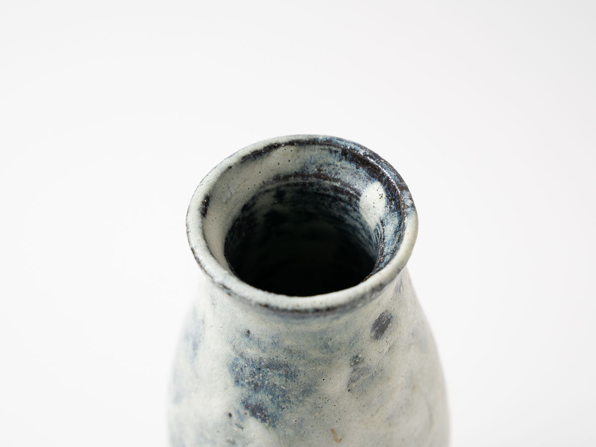 藁灰花器 中 b【平井悠一】