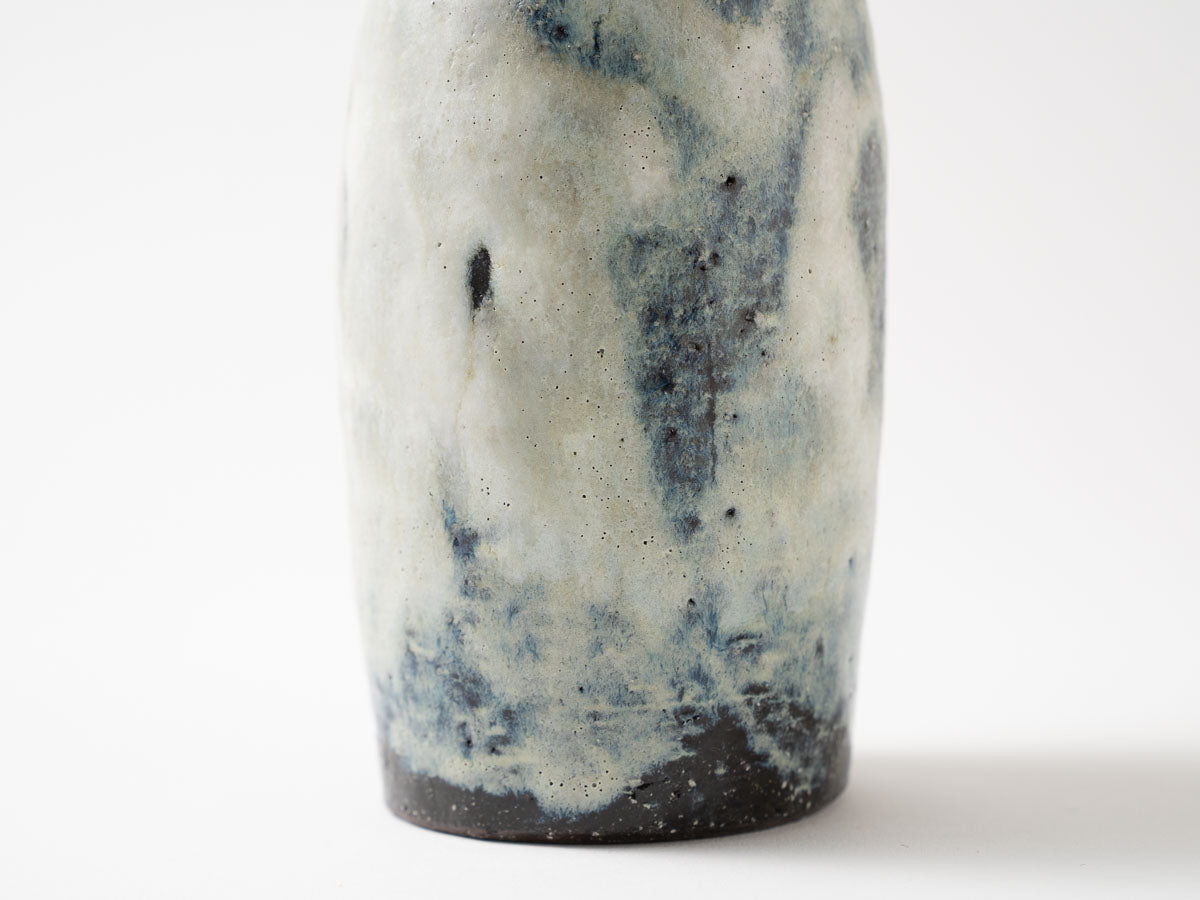 藁灰花器 中 b【平井悠一】