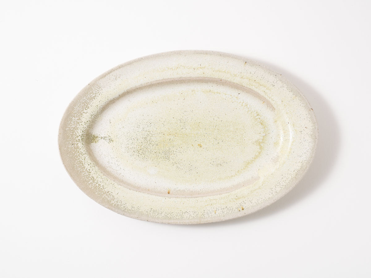 オーバル L 白抹茶【藤原志鈴香】