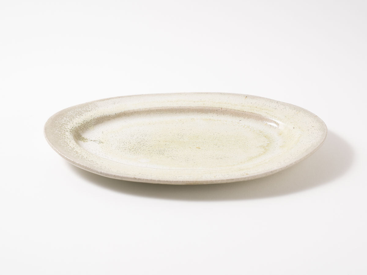 オーバル L 白抹茶【藤原志鈴香】