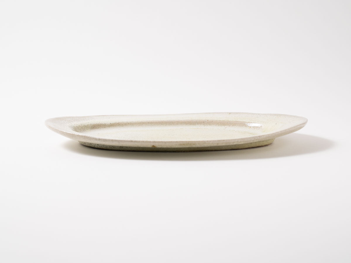 オーバル L 白抹茶【藤原志鈴香】