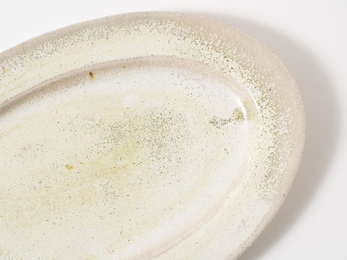 オーバル L 白抹茶【藤原志鈴香】