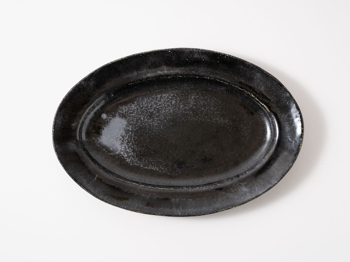 オーバル L 黒【藤原志鈴香】