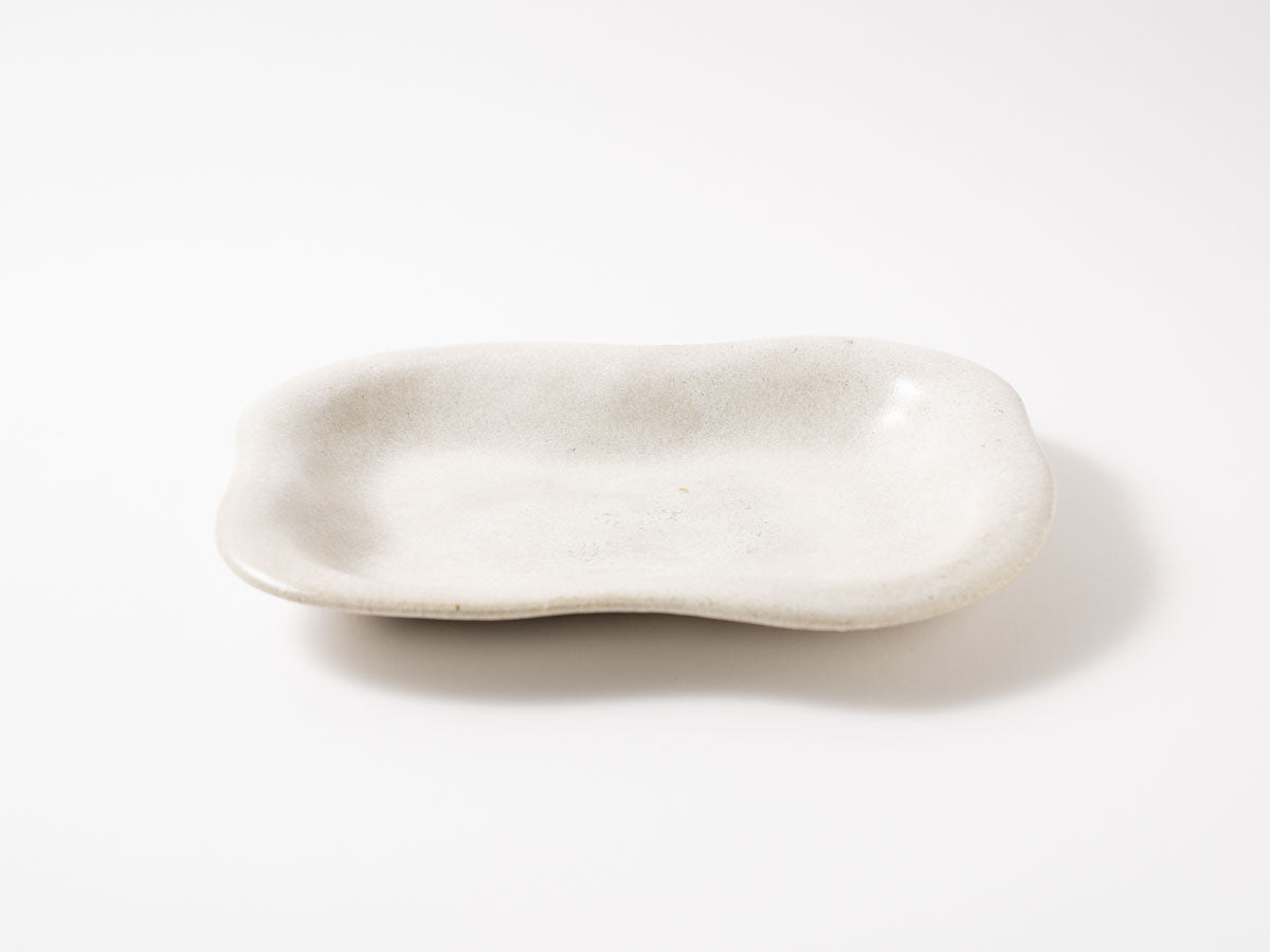 ながオド鉢 L 白【藤原志鈴香】