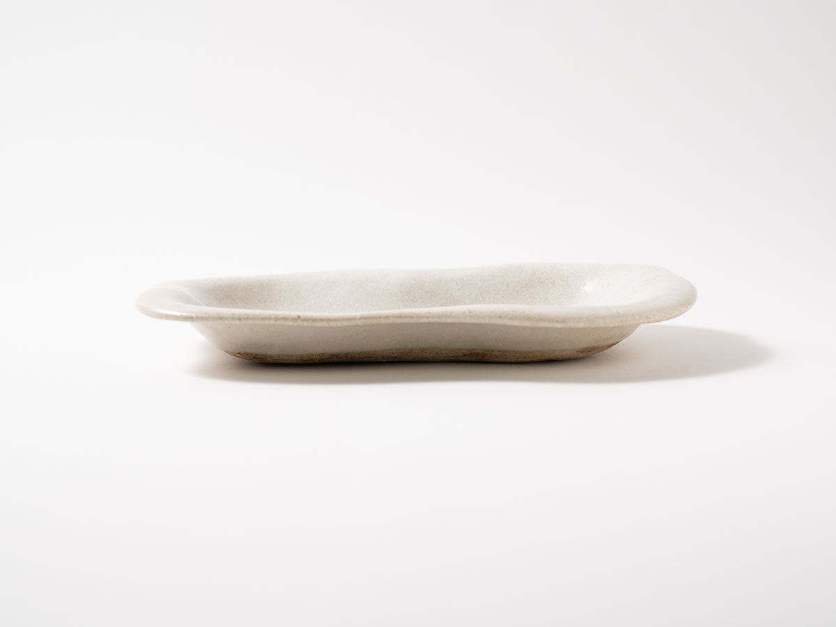 ながオド鉢 L 白【藤原志鈴香】