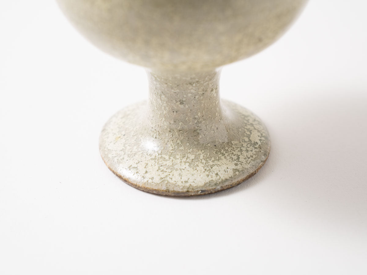 ゴブレット 白抹茶【藤原志鈴香】