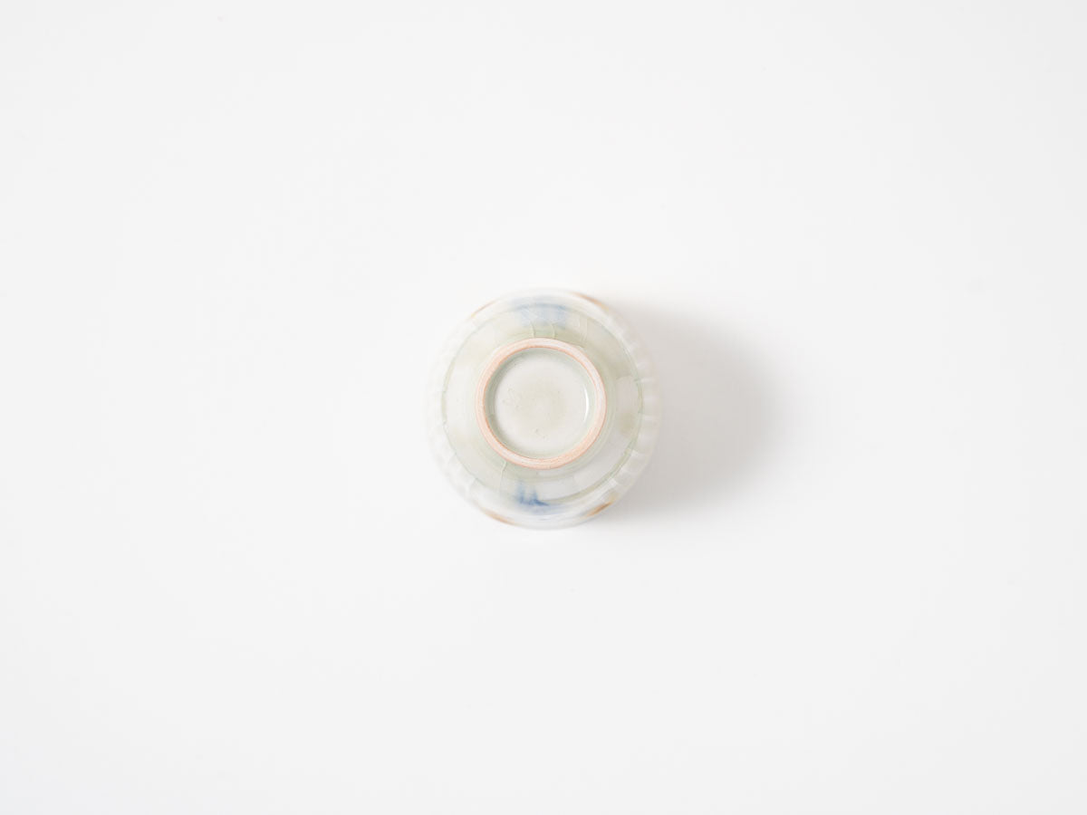 彫花紋鎬鉄彩茶杯【鈴木まどか】