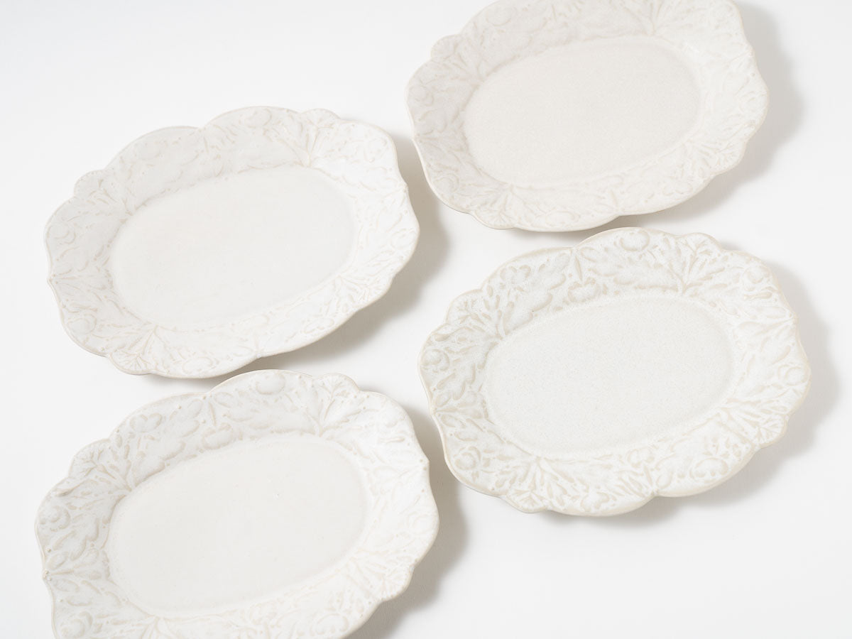 鳥オーバル皿【樋口唯】