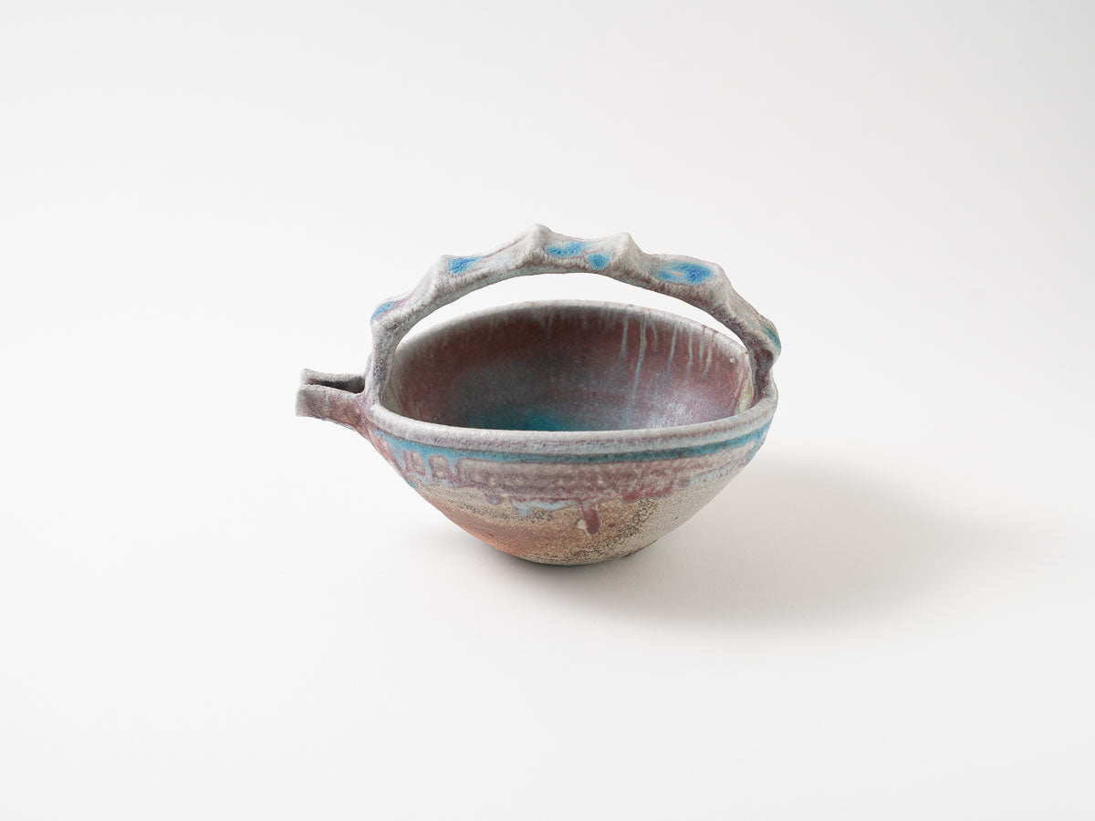 持ち手付片口【高橋燎】