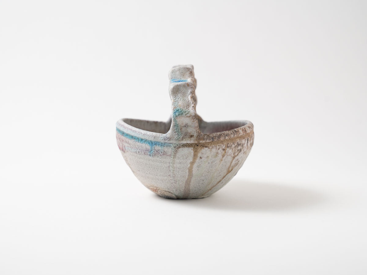 持ち手付片口【高橋燎】