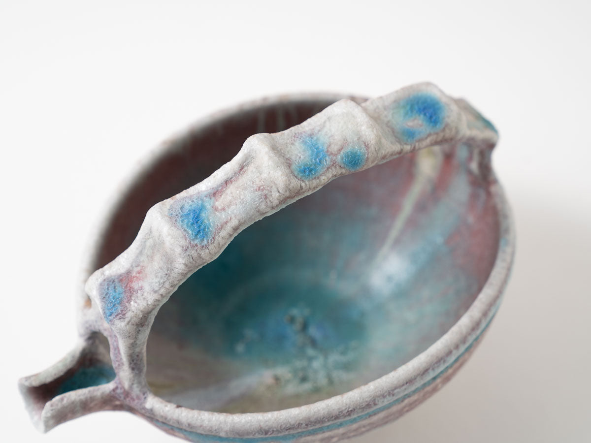 持ち手付片口【高橋燎】