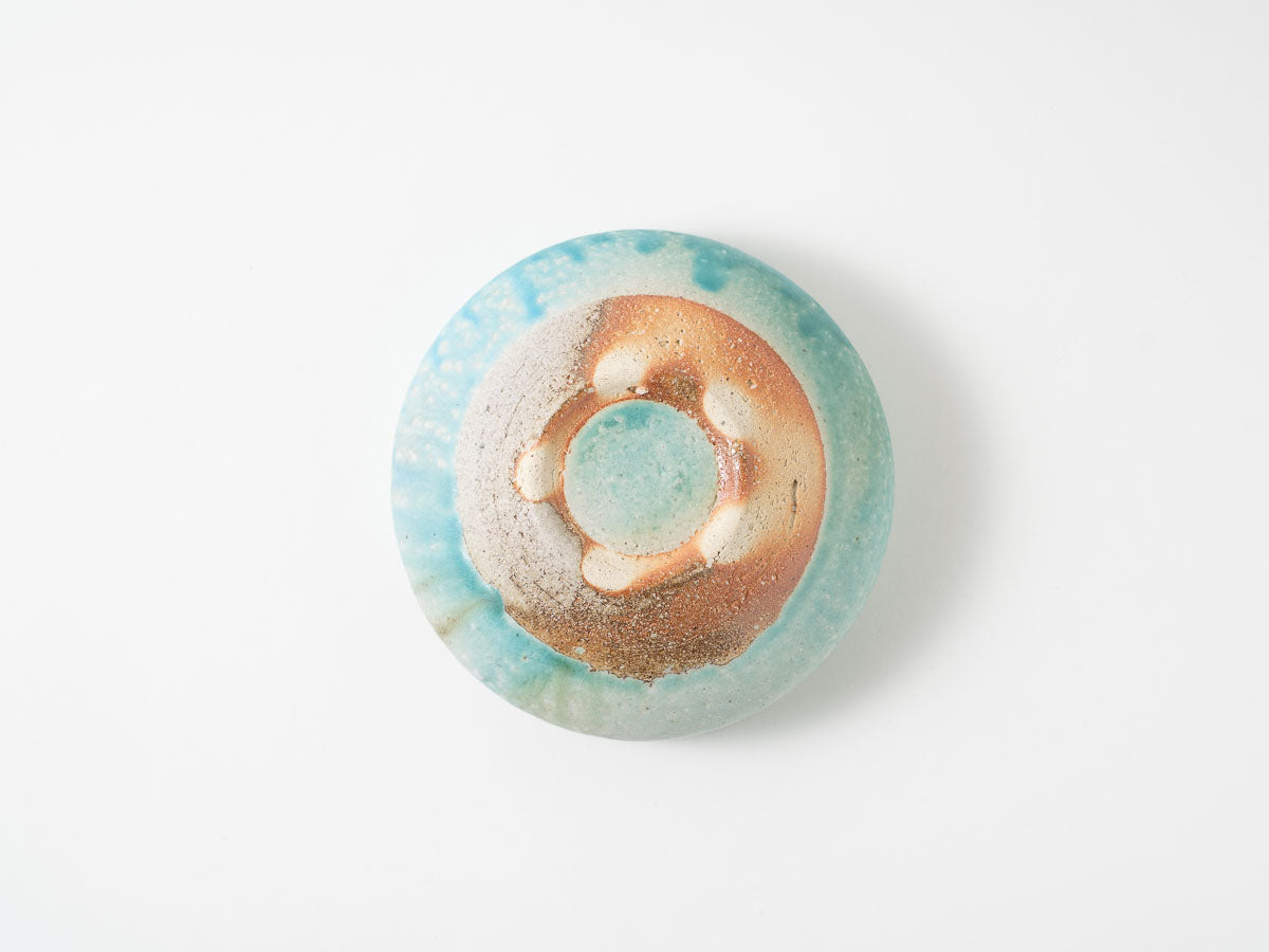 ふち線彫鉢 c【高橋燎】