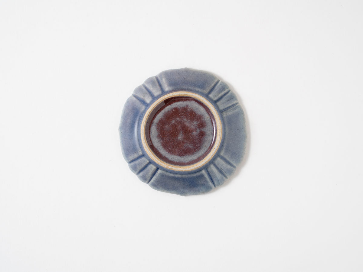 ネコ紋輪花小鉢【山崎瞳】