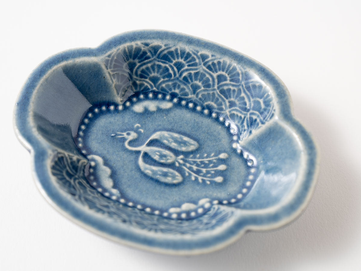 木瓜形鳳凰紋小鉢【山崎瞳】