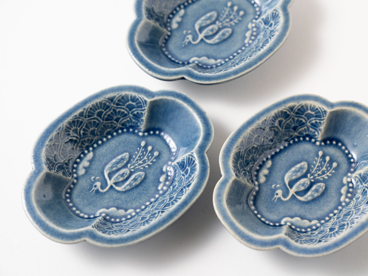 木瓜形鳳凰紋小鉢【山崎瞳】