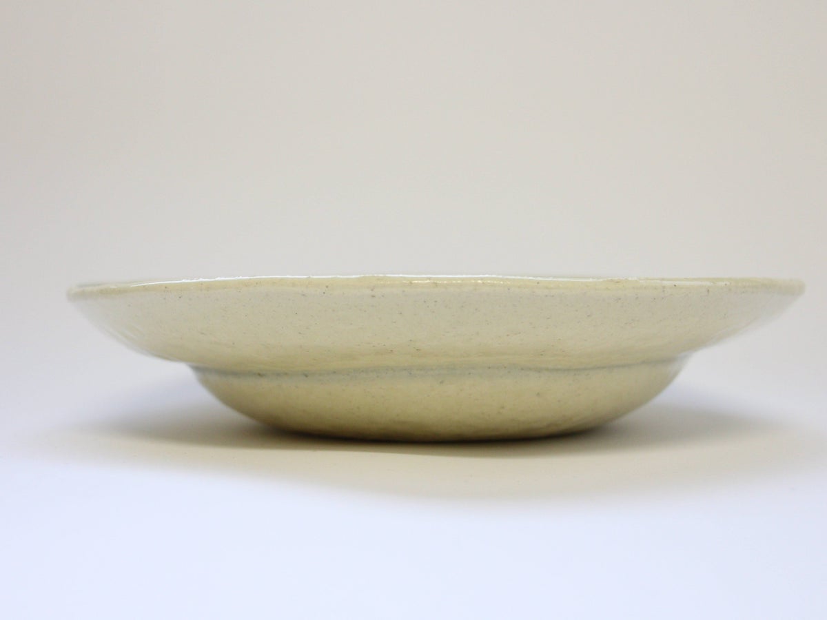 安南赤エスニック7.5寸リム鉢【日比野正明】