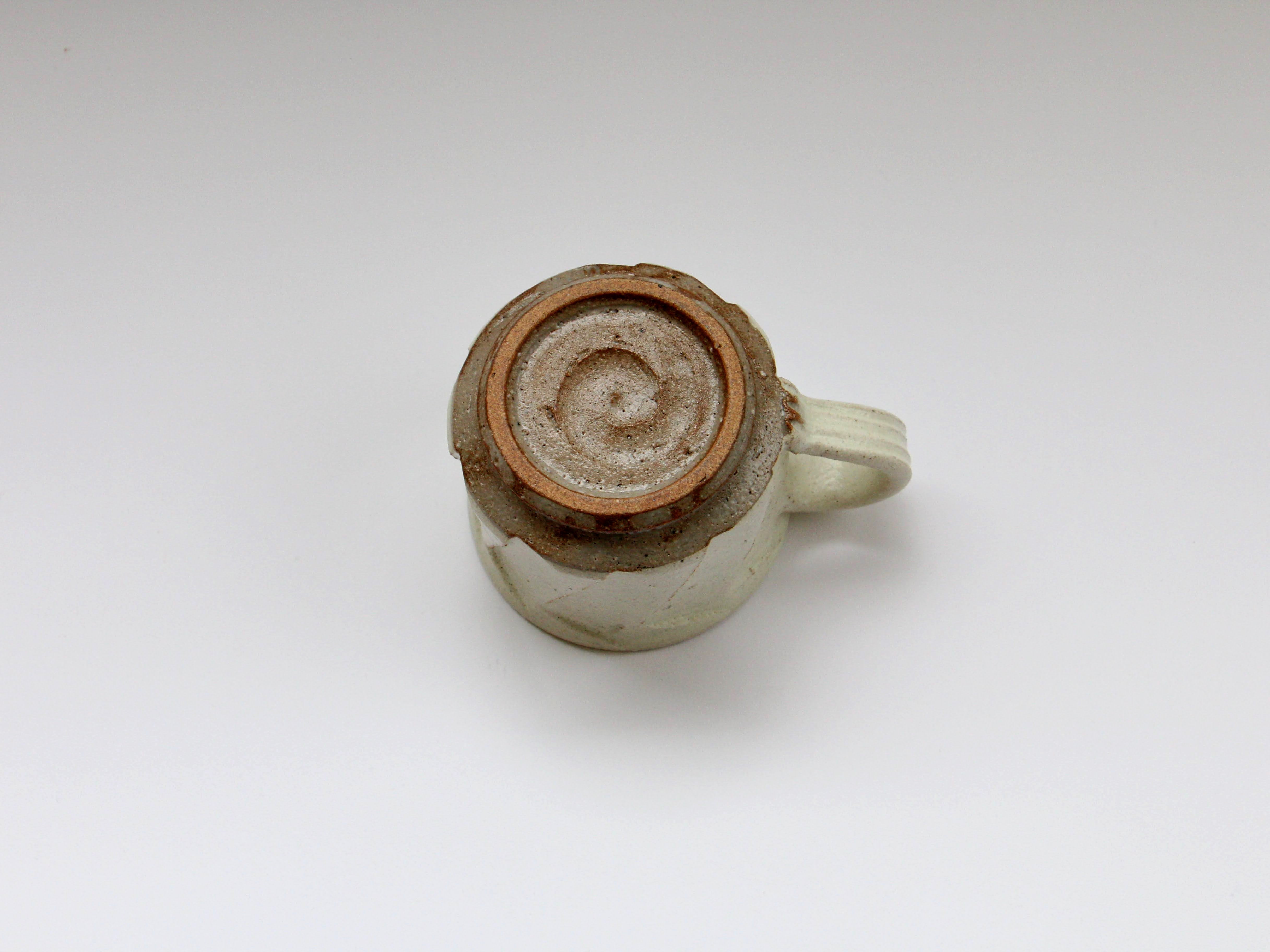 粉引マットソギコーヒー碗【赤根真次】