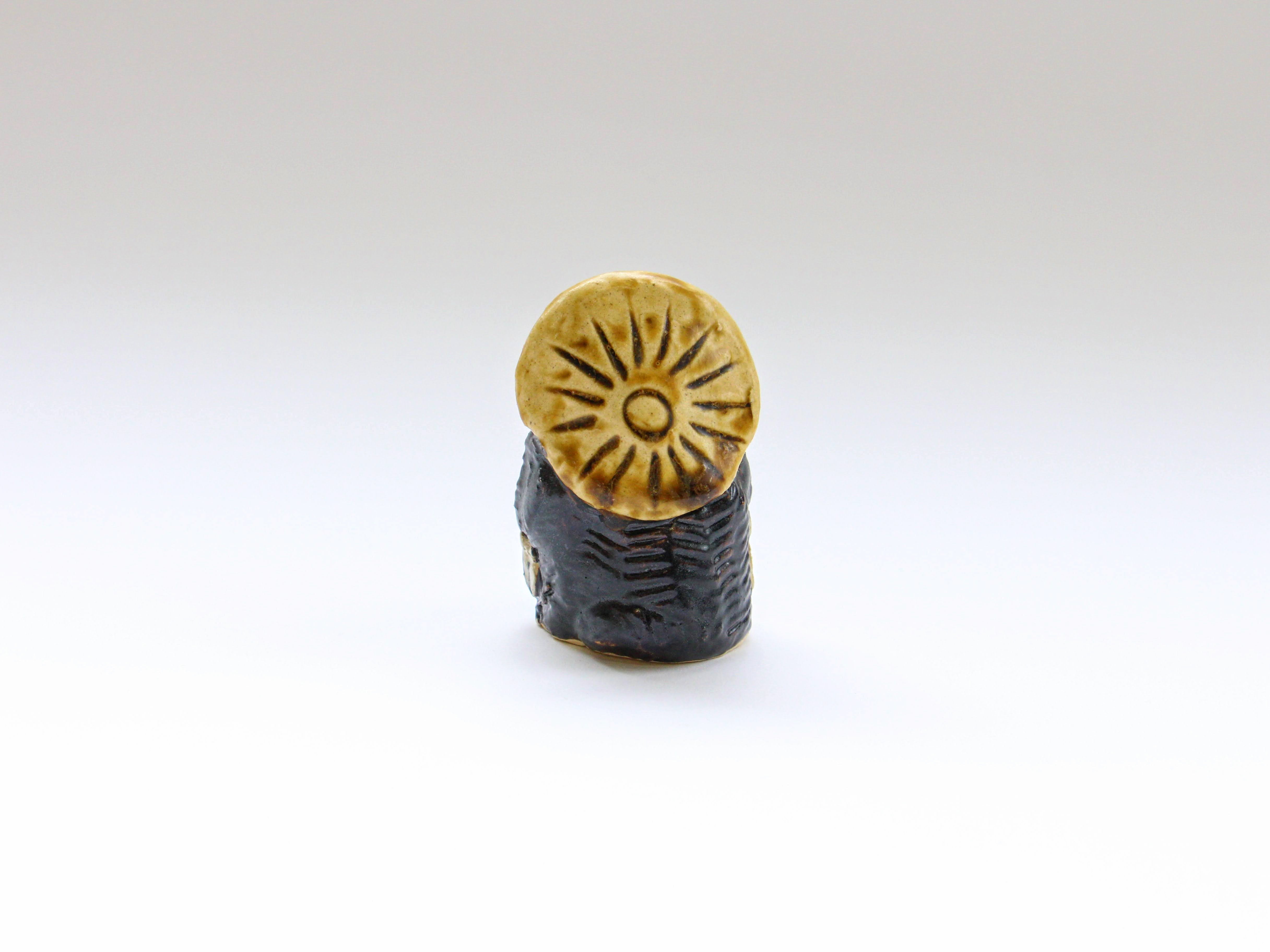 たぬき 大7.5㎝【前川幸市】