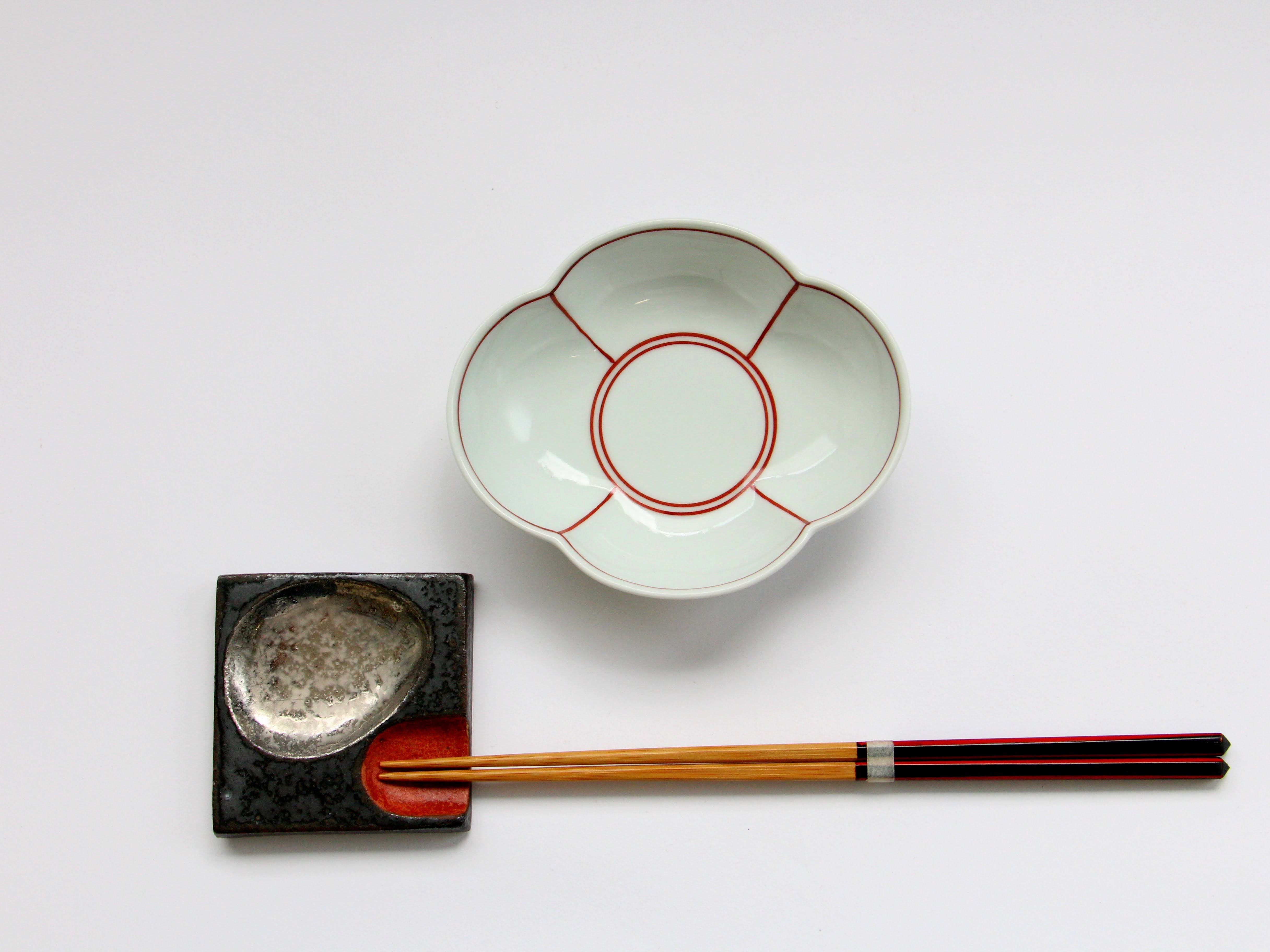 みのり木瓜小鉢錦渕取り【皓洋窯】