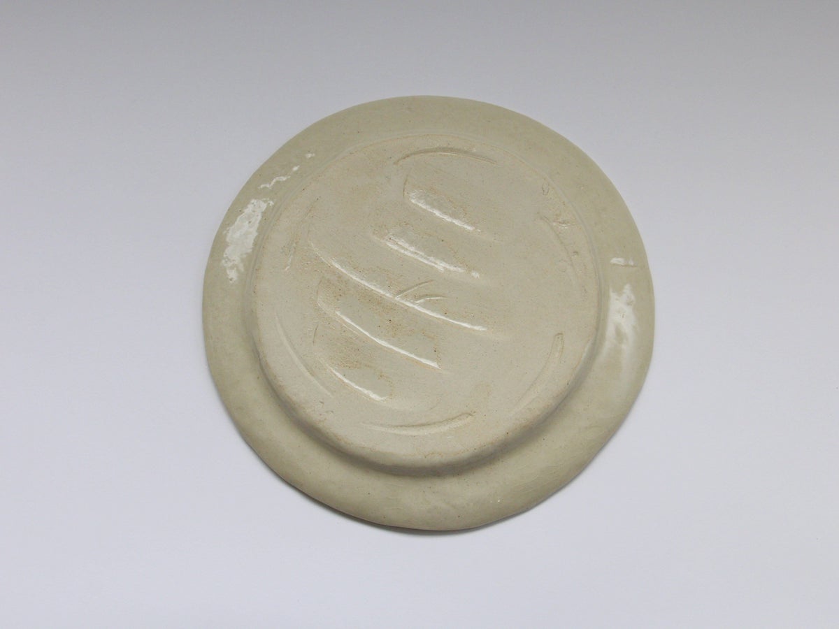 安南渕黄花つなぎ7寸平皿【日比野正明】