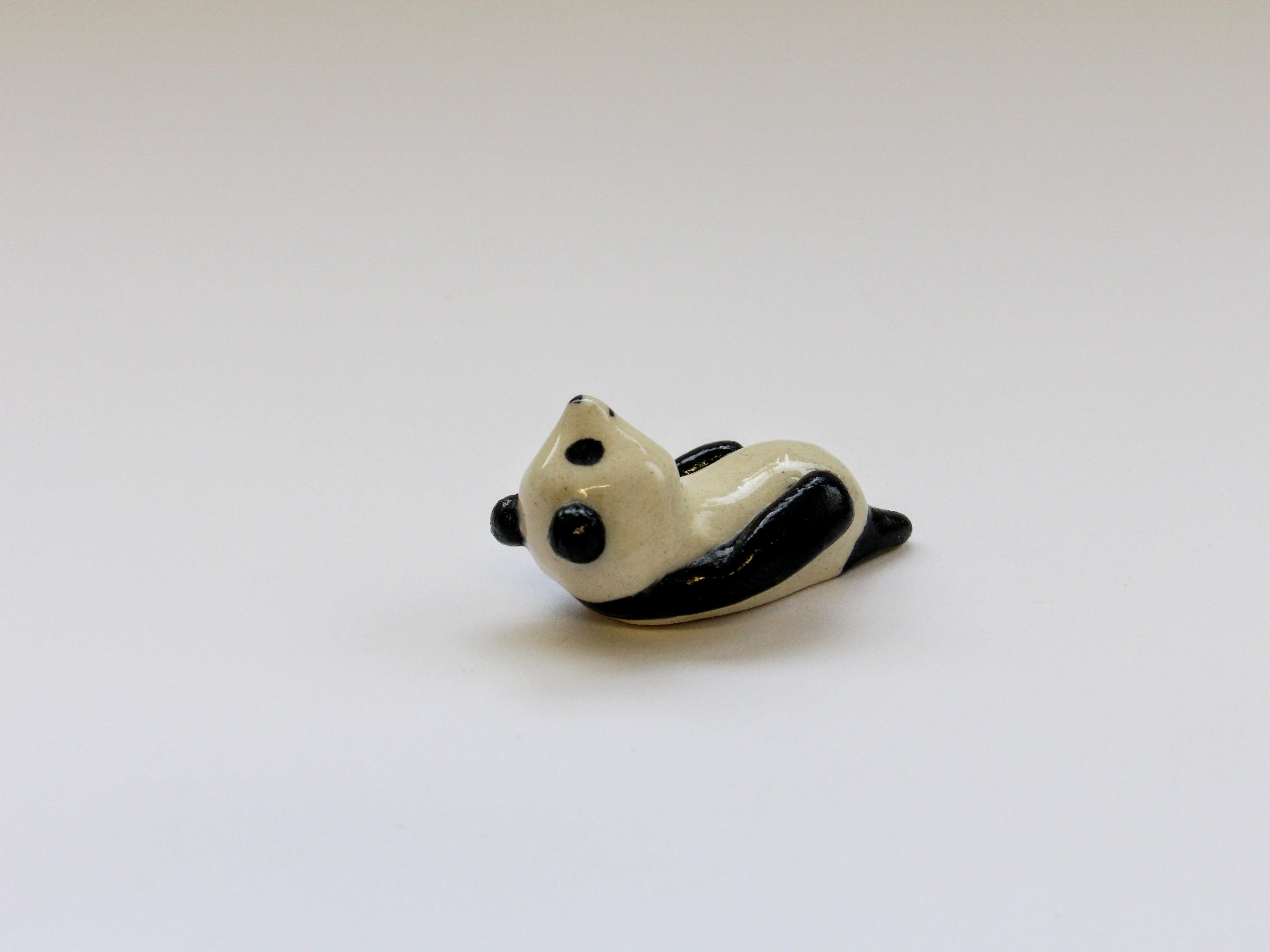 パンダ箸置きB【牧田亮】