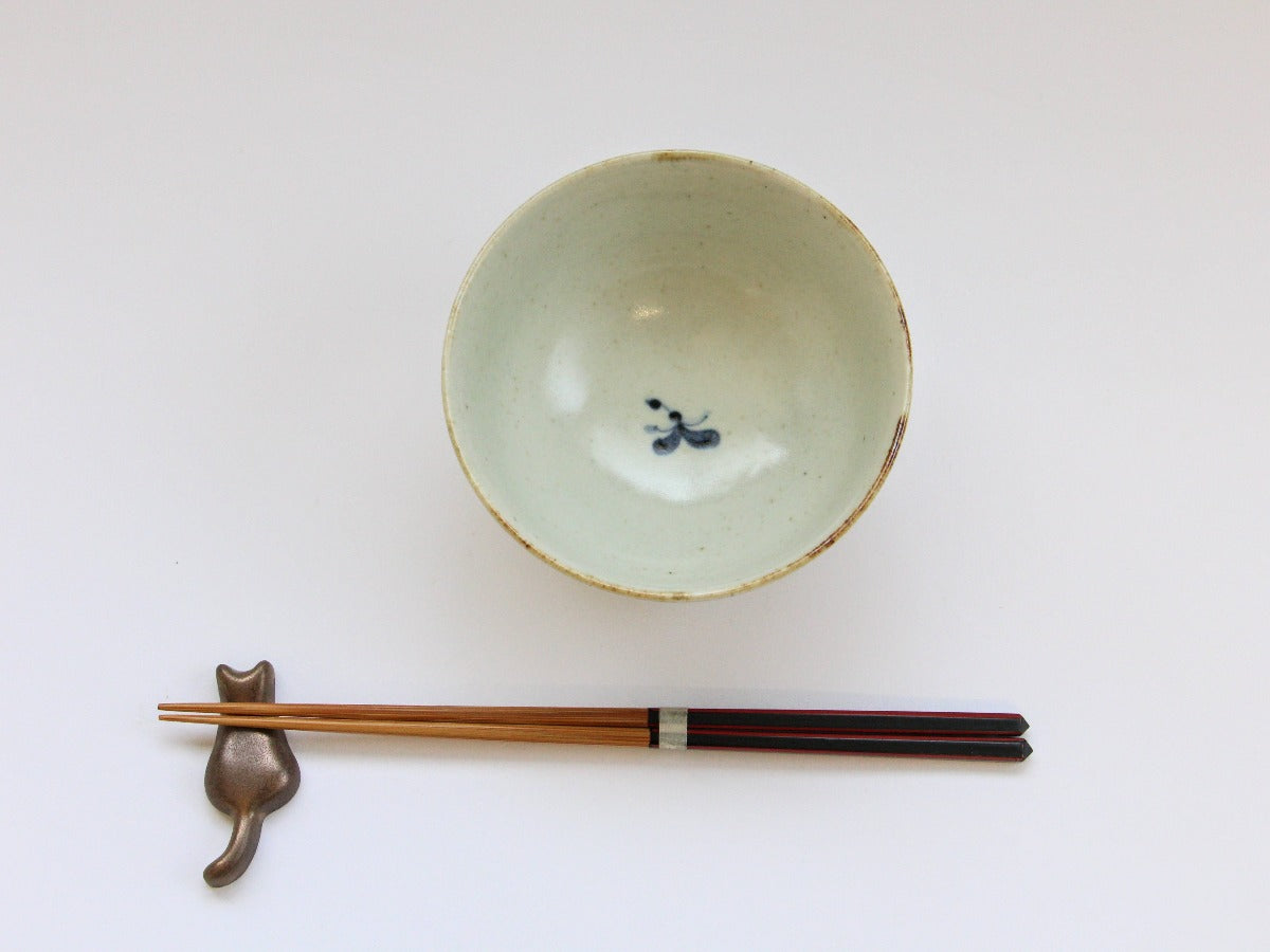 古染花くらわんか碗 大【陶房青】