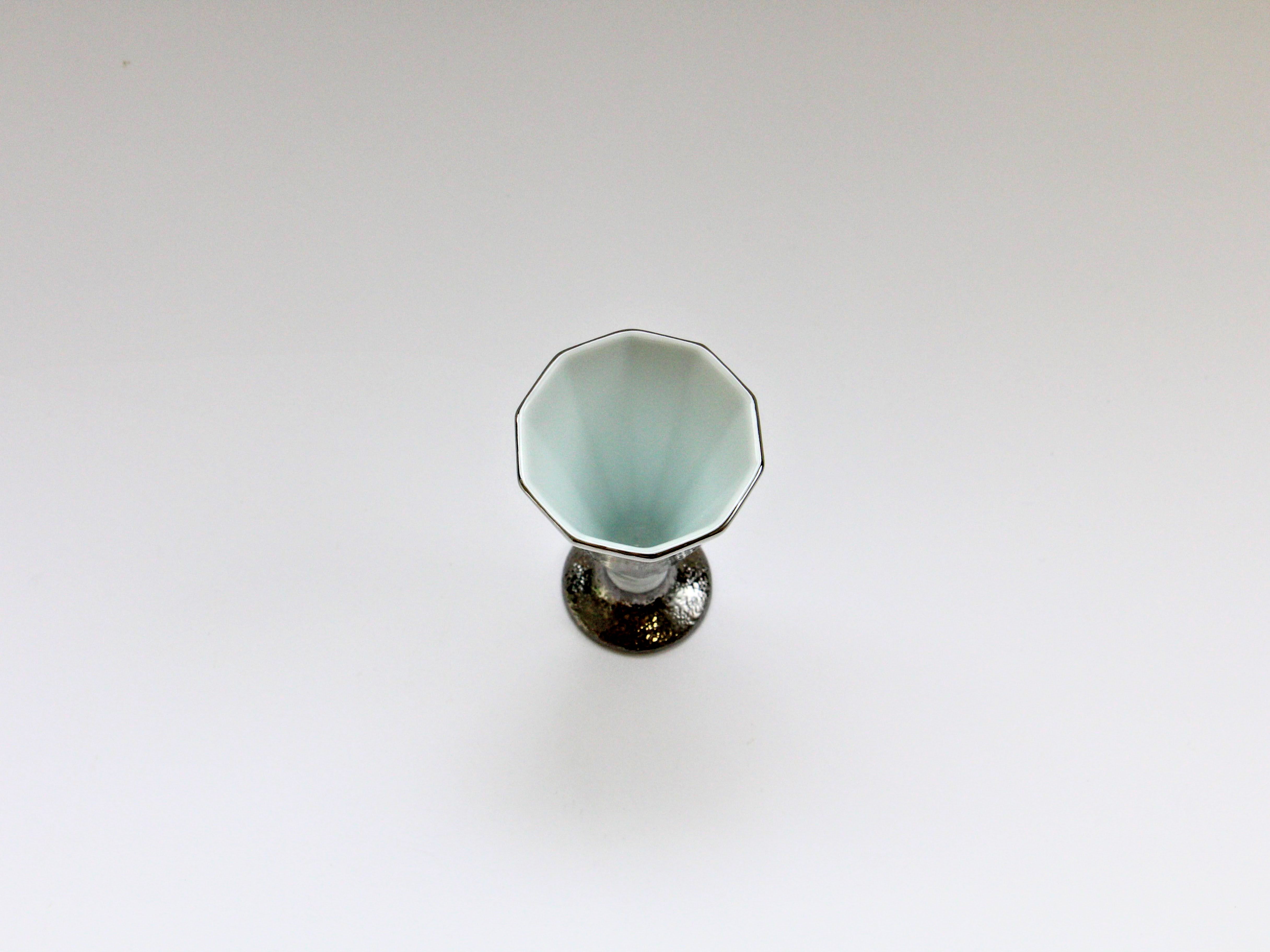 十角食前酒 白銀彩【聖陶苑】