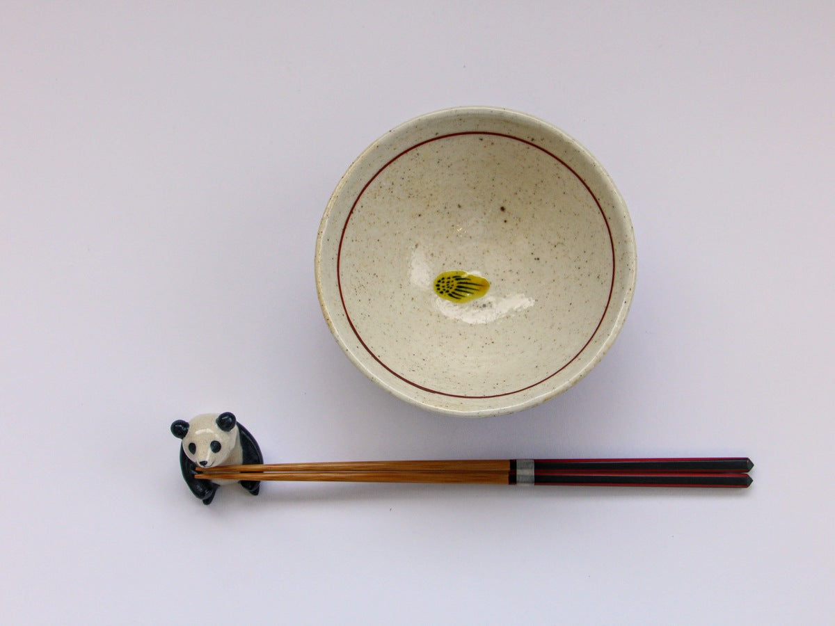 赤絵椿姫碗【君波延昌】